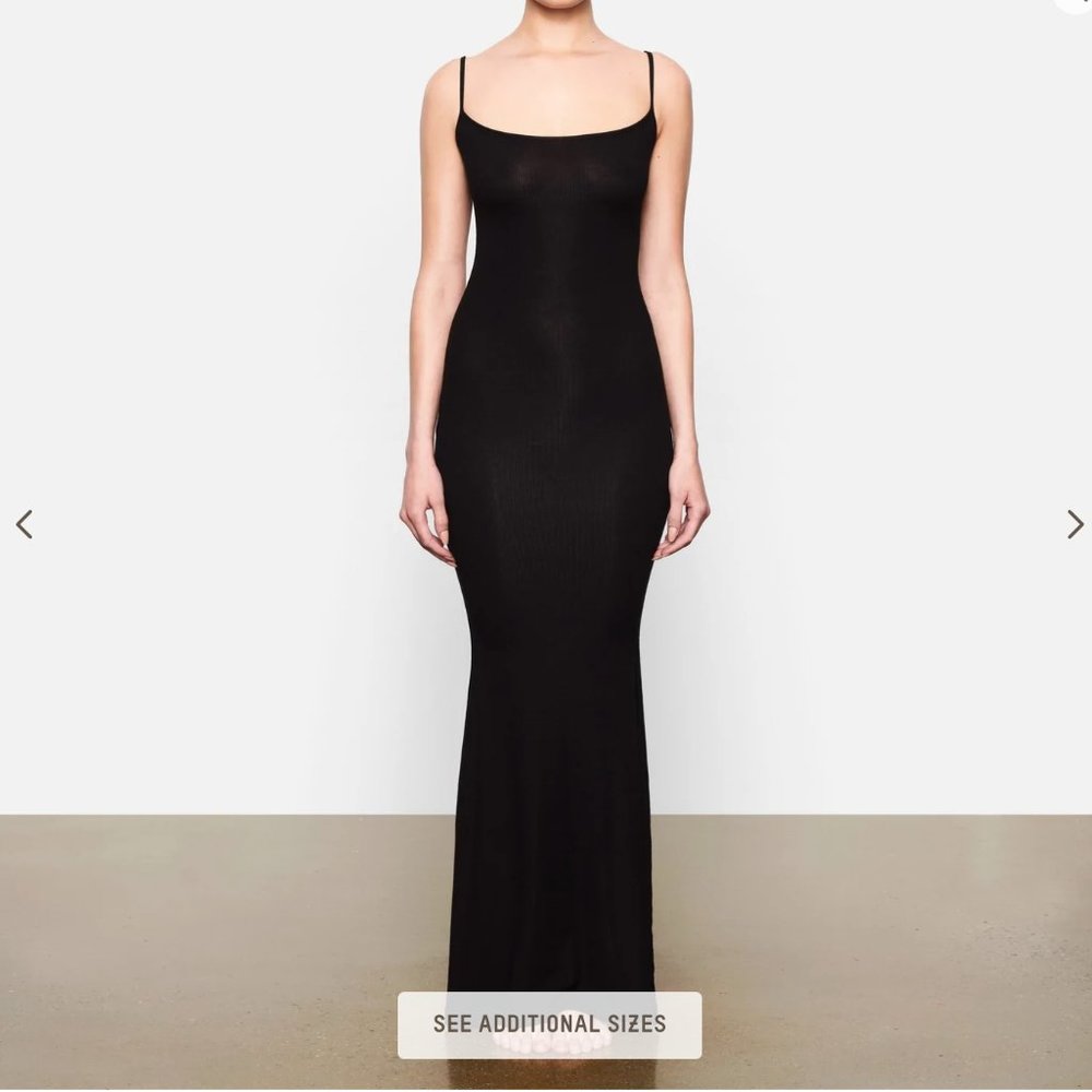 NWT SOFT LOUNGE LONG SLIP DRESS - M